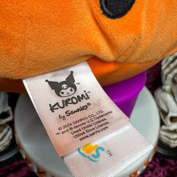 Halloween Sanrio Hello Kitty My Melody Kuromi Squishmallow 2023/24 Pumpkin Plush - Picture 14 of 15